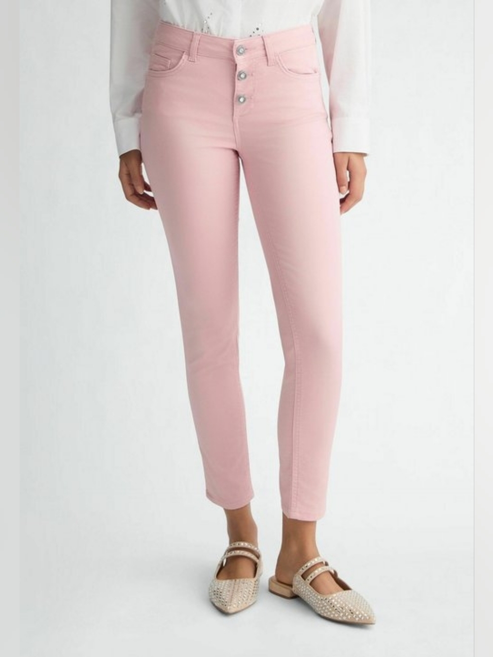 NOBO Light Pink Skinny Jeans Size 13 Juniors